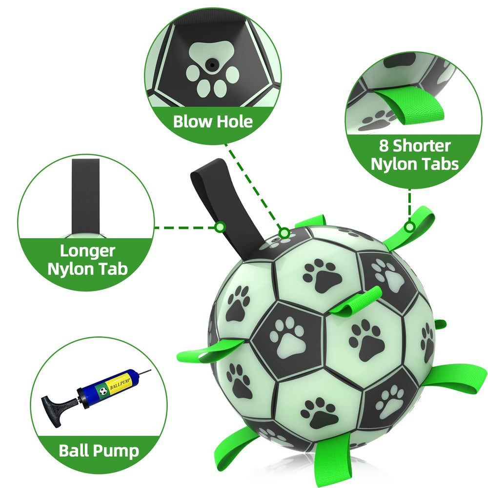 qdan glow dog ball makes a great puppy birthday gift