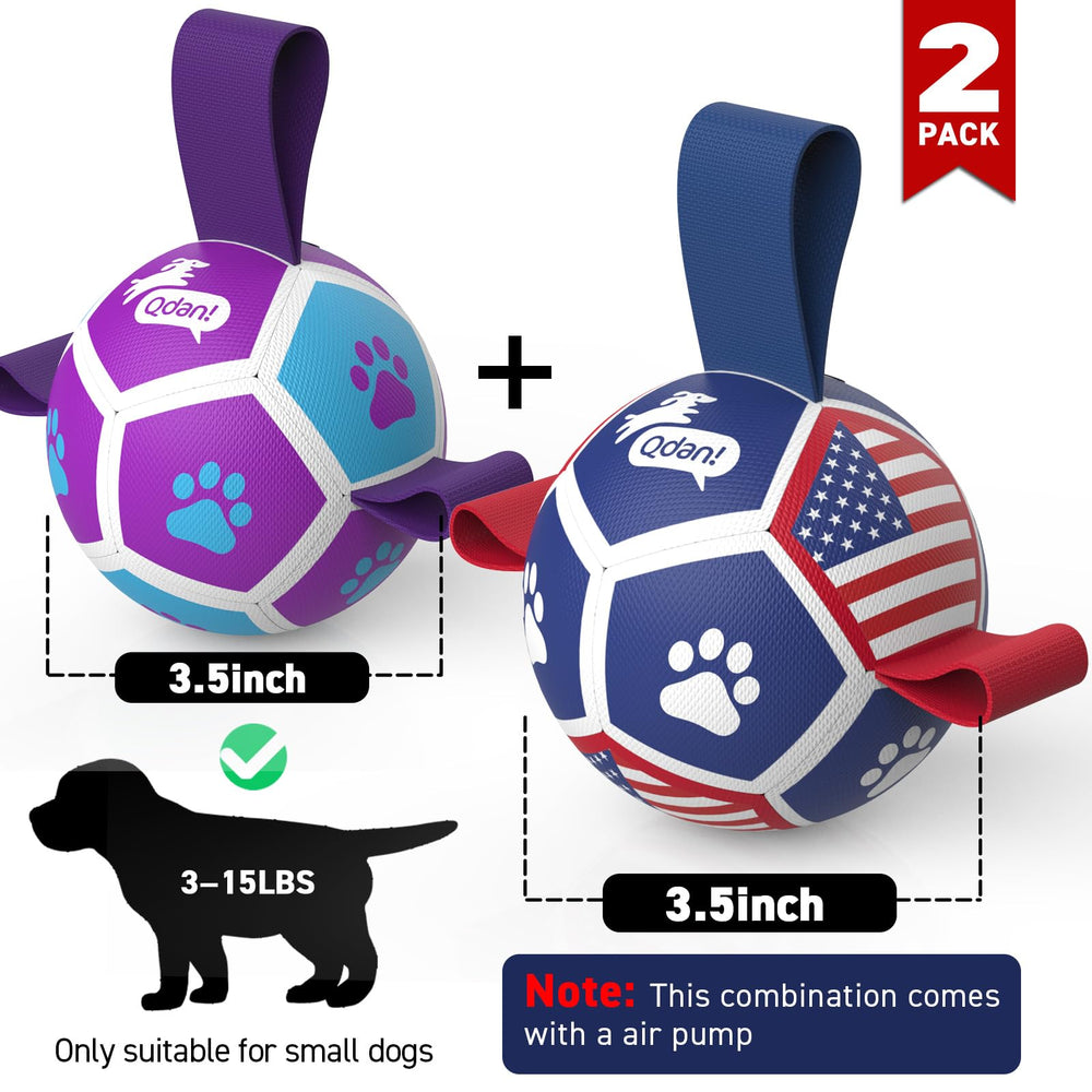 QDAN indoor-outdoor dog toy ball designed for versatile play sessions.