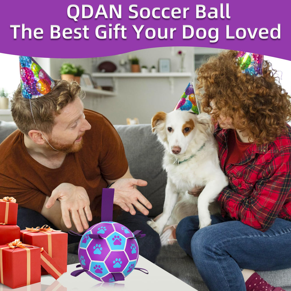QDAN rope tug straps shown for enhanced interactive play