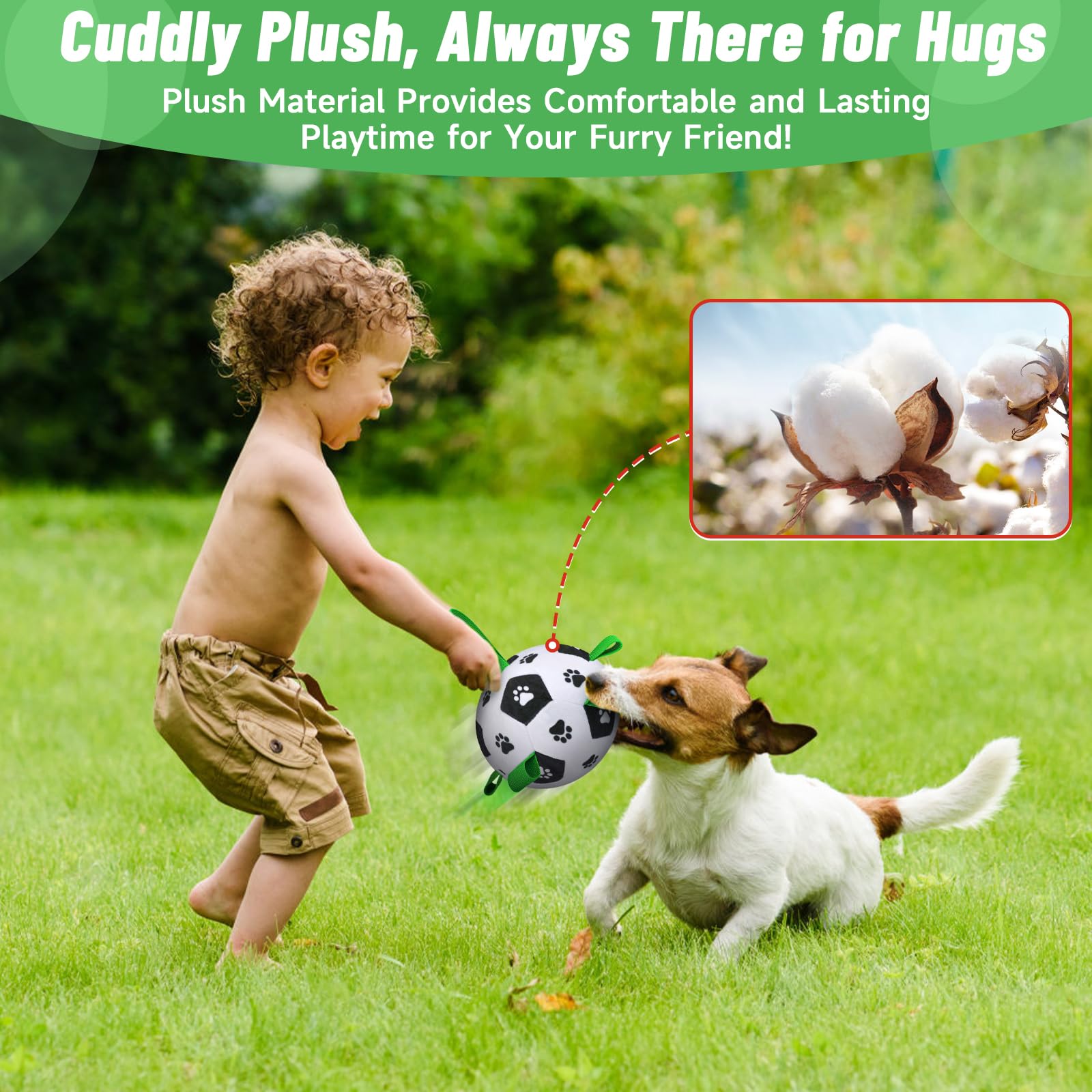 QDAN USB-rechargeable dog toy with remote for convenient play sessions