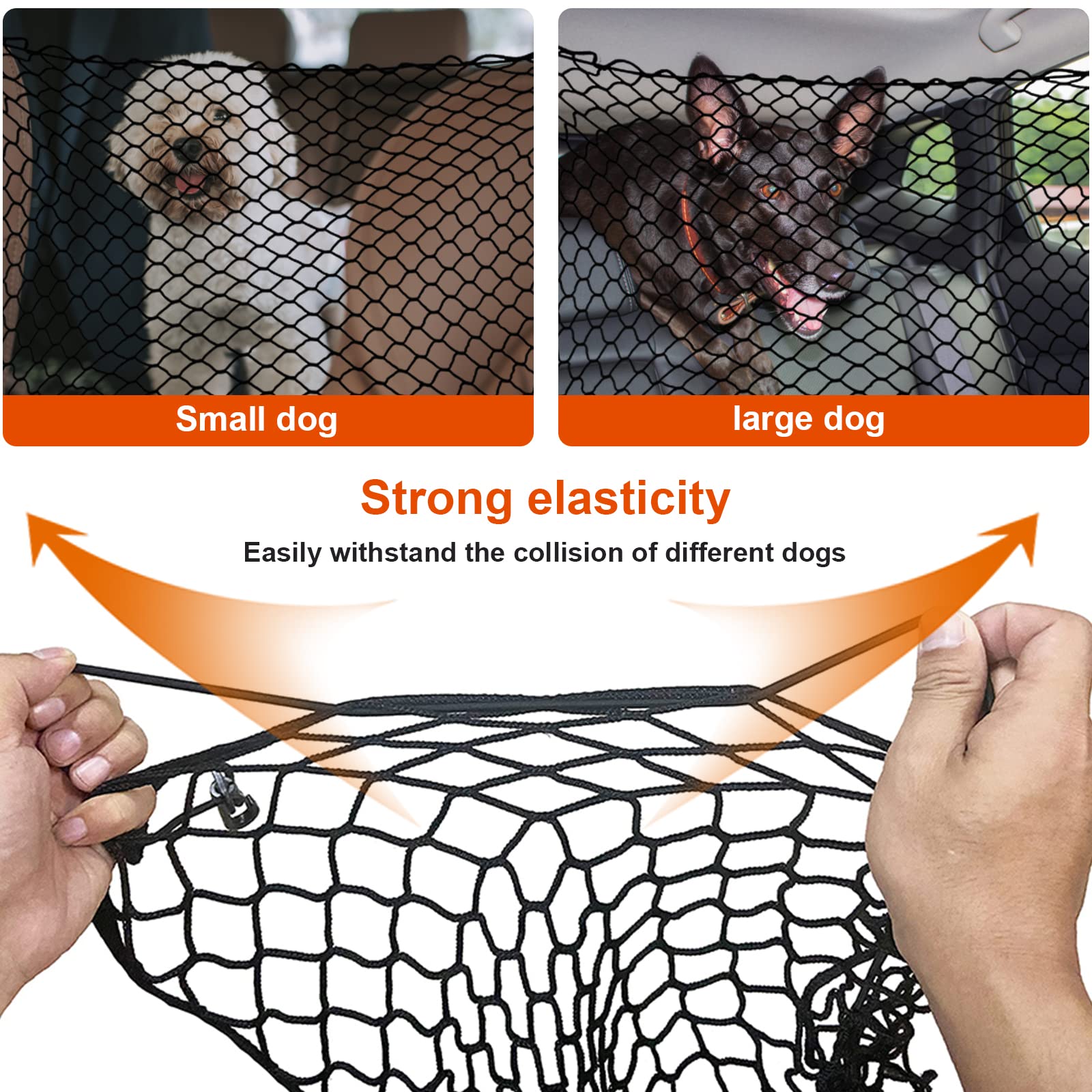 Q-DDOIT backseat divider assembly for quick, secure setup during family trips.