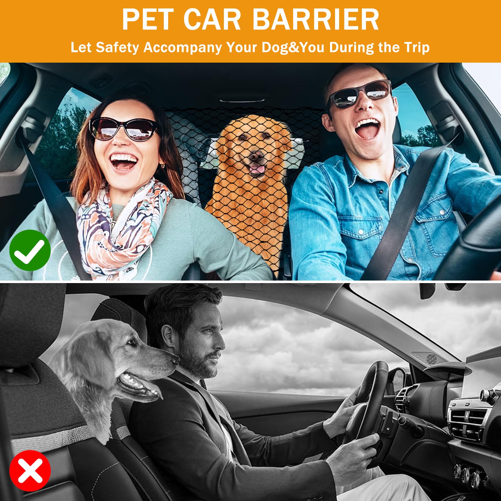 Q-DDOIT dog barrier ventilated mesh ensures airflow while deterring pet reach.