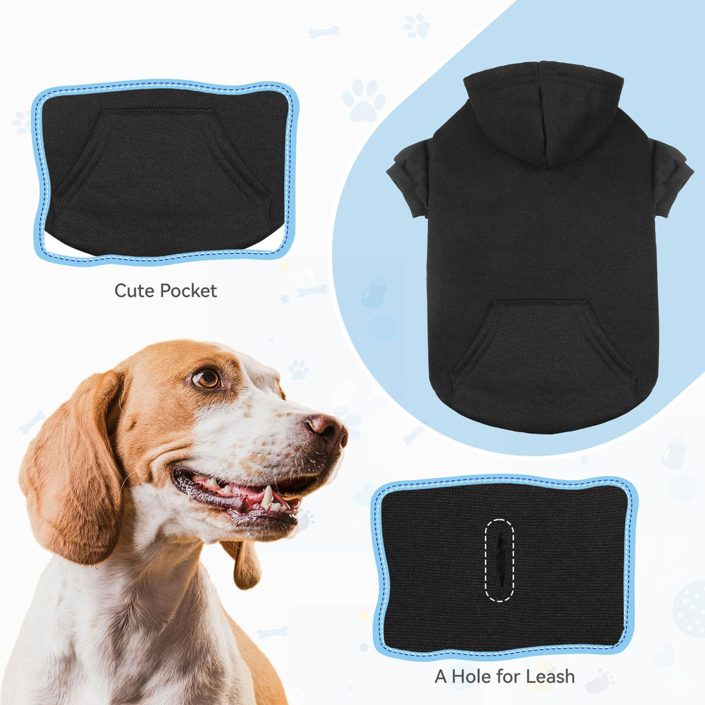 QDYU dog hoodie all-season wear suitable for year-round outings.