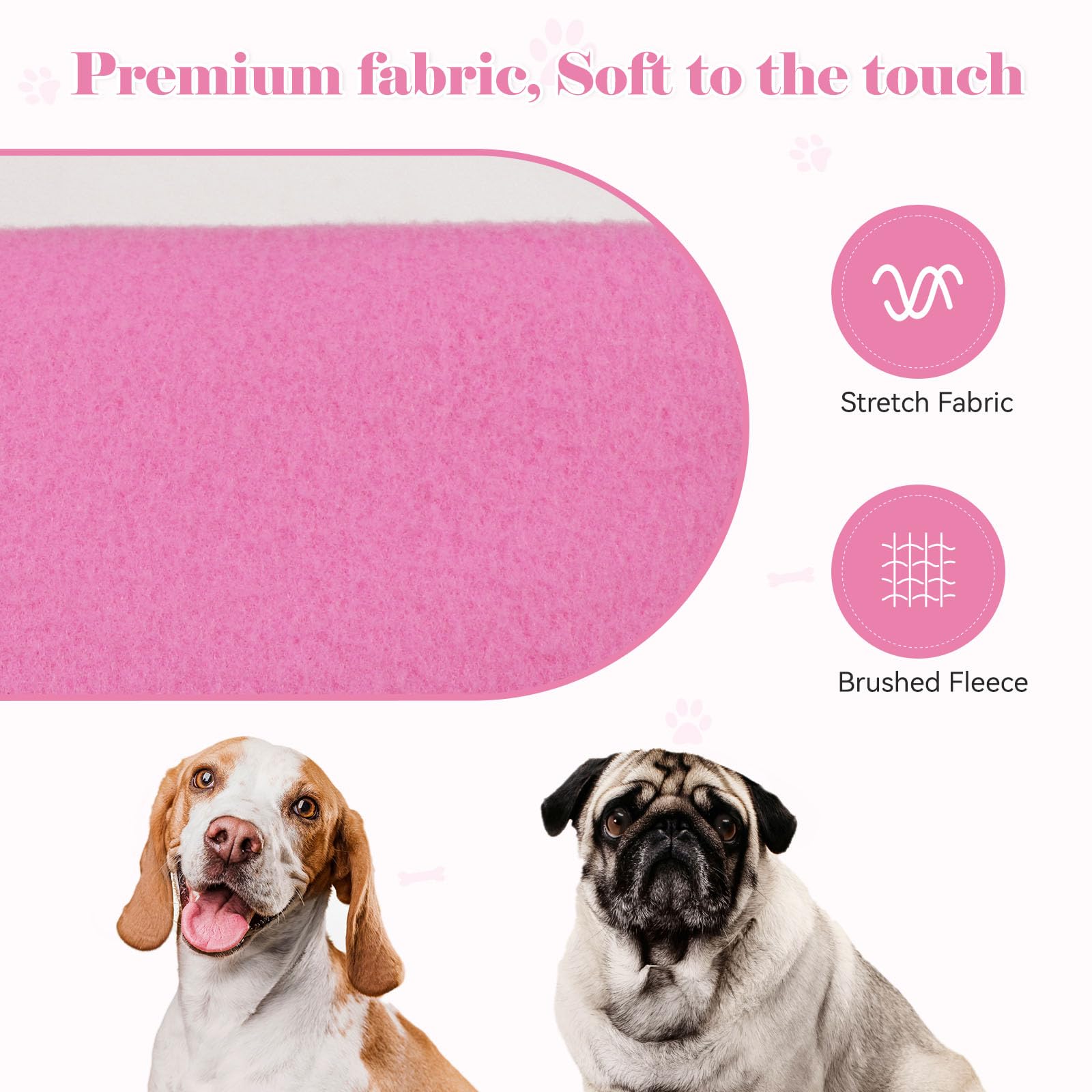 QDYU dog sweater size chart pink xl helps selecting the right fit