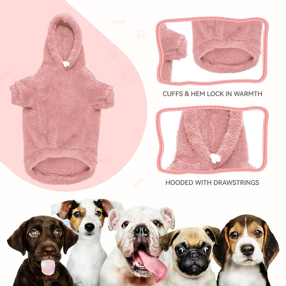 QDYU pink XL hoodie back view demonstrates sleek, stylish design for everyday wear.