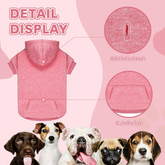 QDYU pink XXL pocket-detail with convenient treat pocket
