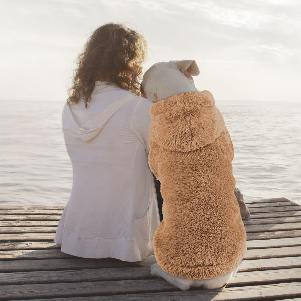 QDYU size-chart guide image emphasizes accurate fit for large dogs