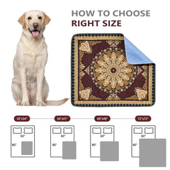 Qeils crate liner and mat doubles as couch protector for versatile use.