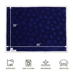 Qeils dog blanket couch-protection-bed-car keeps surfaces clean and pet comfy