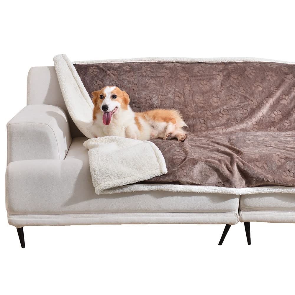 Qeils dog blanket waterproof membrane close-up showing spill protection for furniture