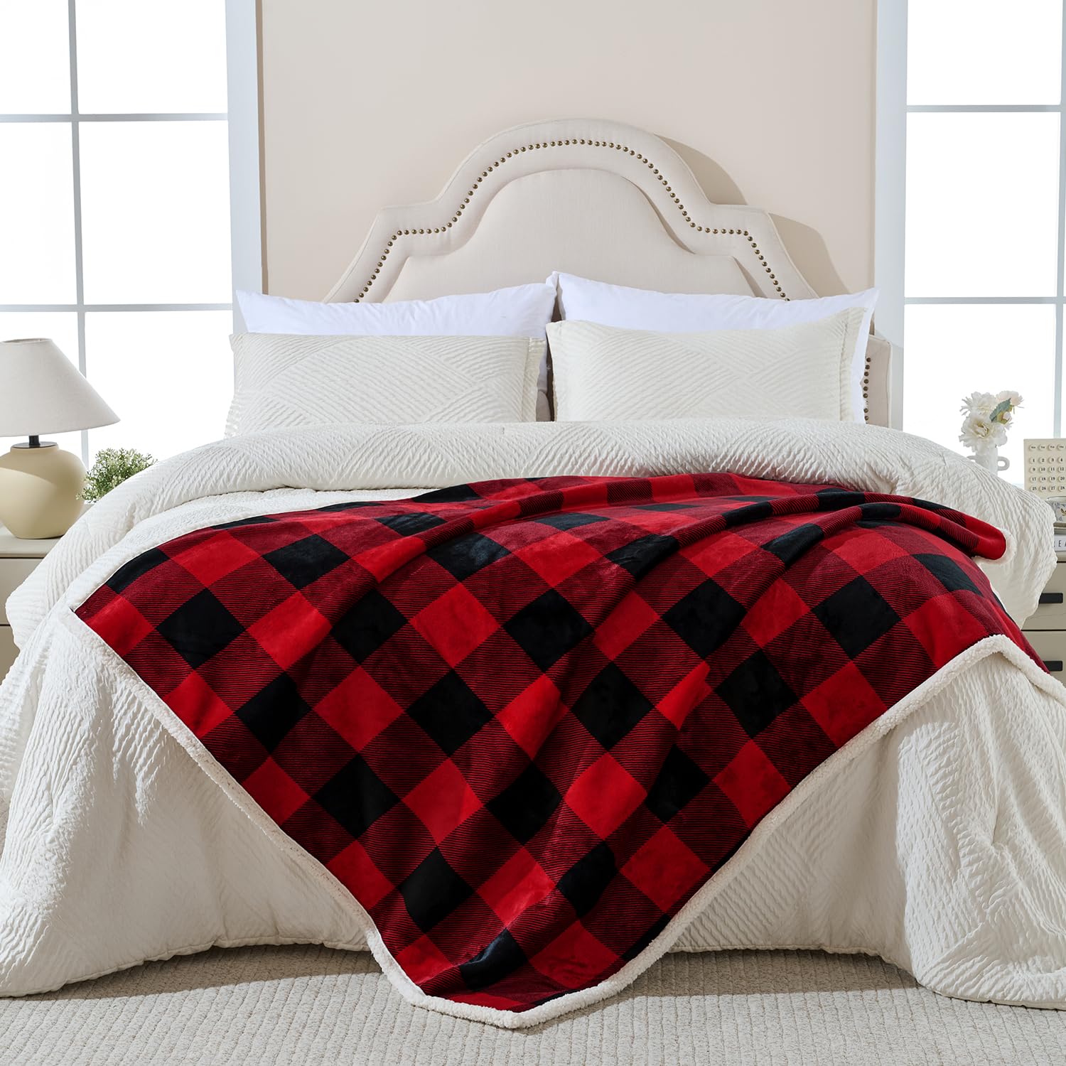 Qeils large dog blanket on couch offers protection and comfort for big dogs