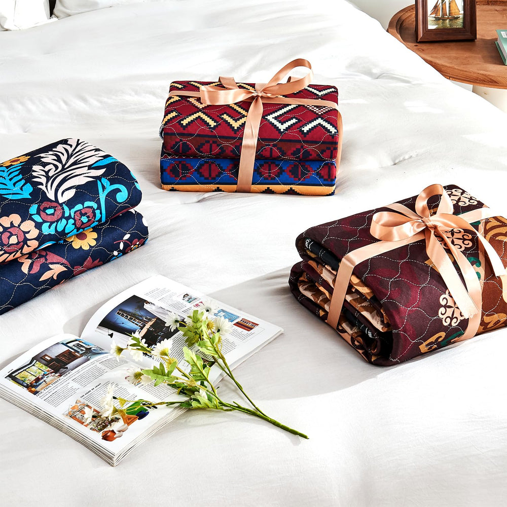 Qeils OEKO-TEX pattern design blends with home decor