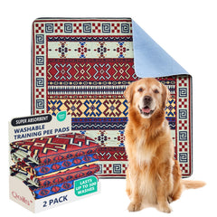 Qeils puppy pads with absorbent top layer for quick moisture control during potty time.