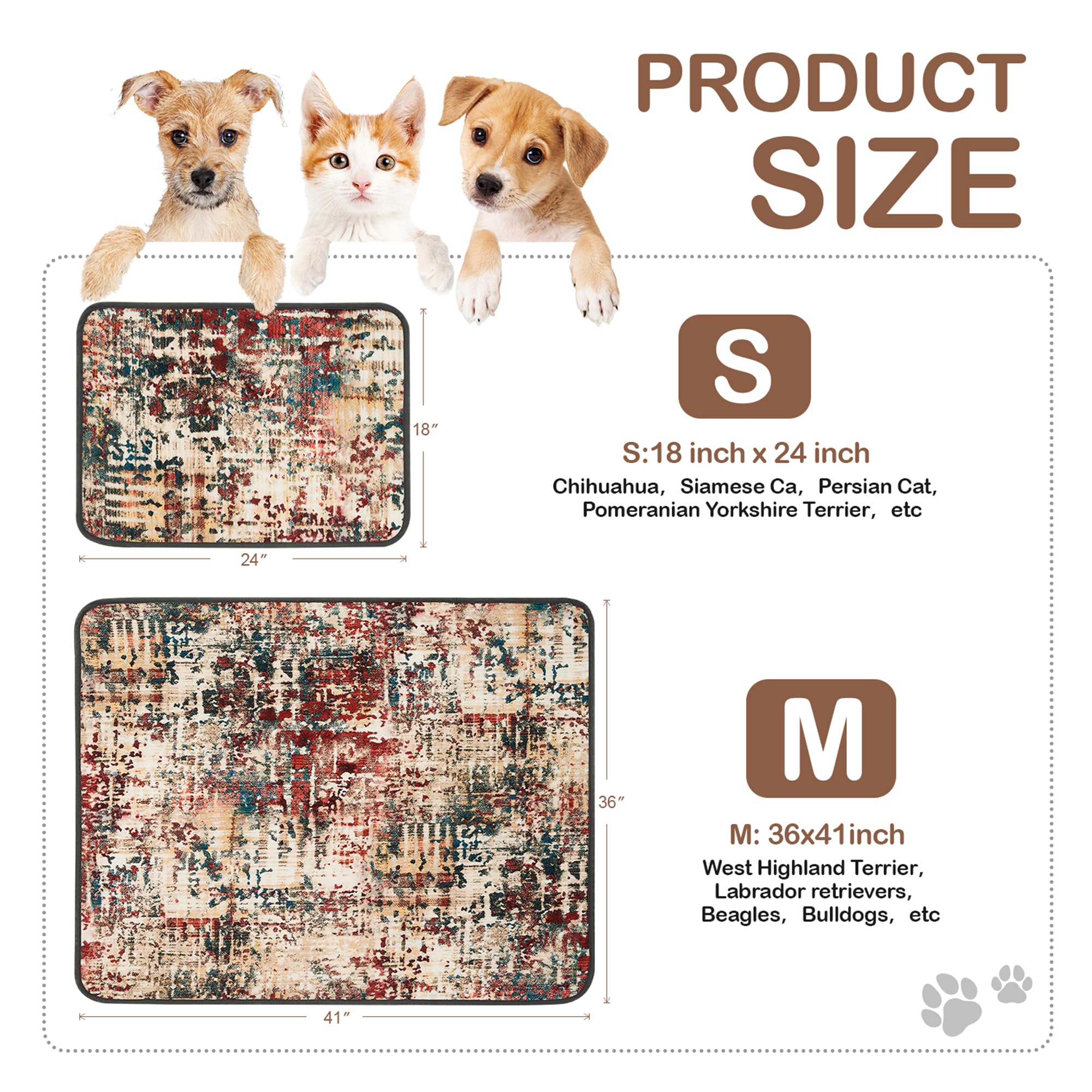 Qeils washable pee pad crate pad and whelping mat in one versatile layer.