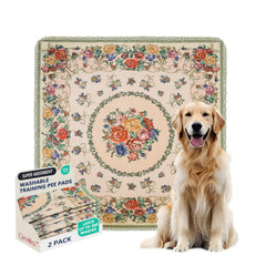 Qeils washable pee pads with soft fleece top for gentle puppy training.