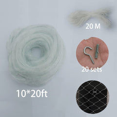 Qesonoo cat balcony net transparent mesh maintains visibility and airflow during use
