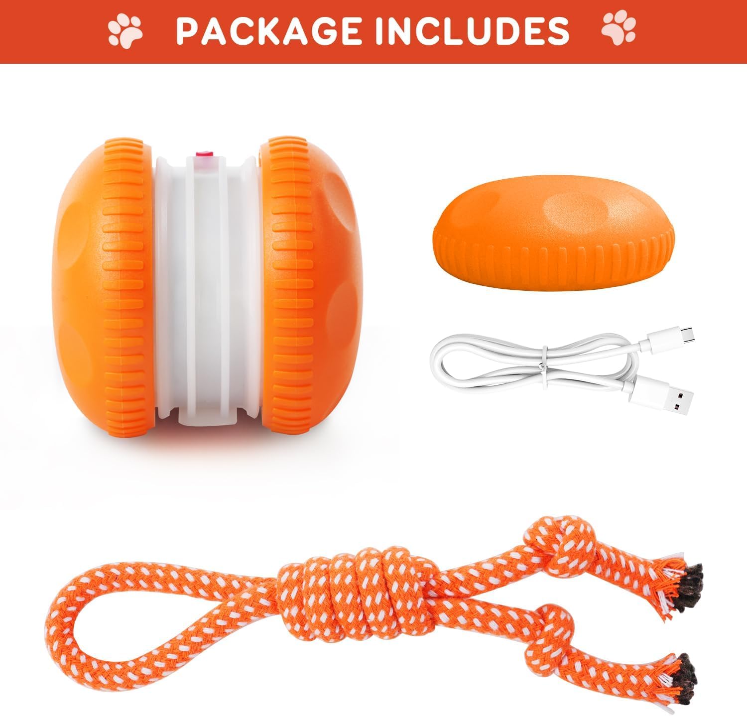 QGI interactive dog toy standby-mode after play preserves battery life.