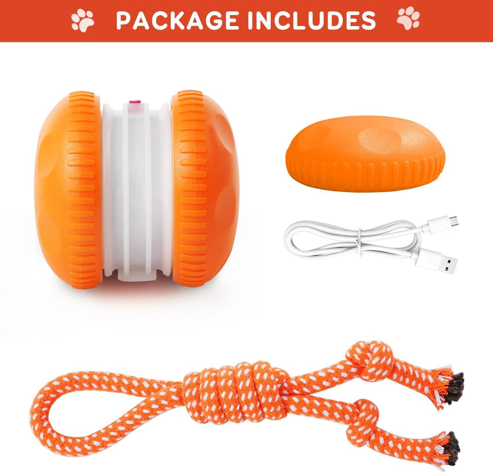 QGI interactive dog toy standby-mode after play preserves battery life.