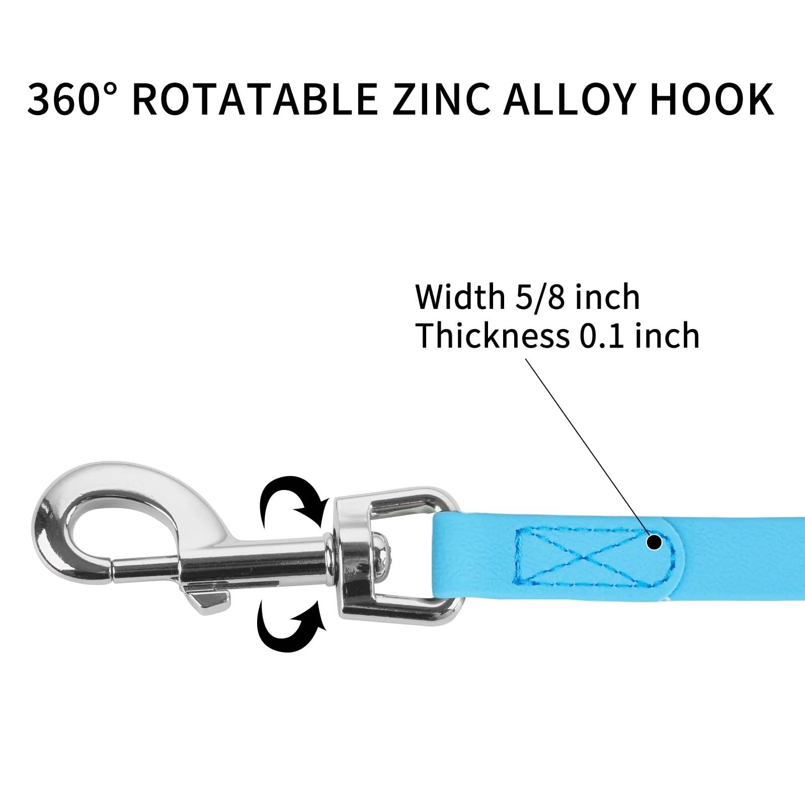 Qiaosite long-lead in multiple colors for different dogs and activities