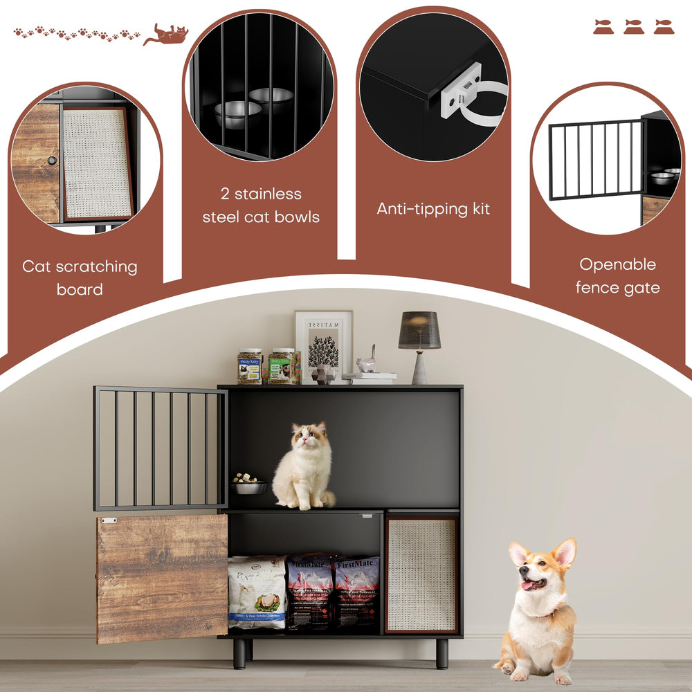 Qiaoxuan anti-tip safety kit securing the unit for stability