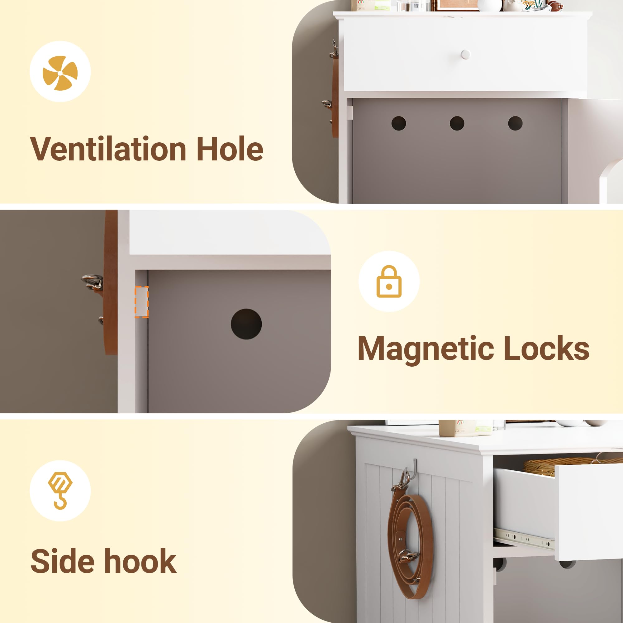 Qiaoxuan cat house end table usage beside sofa