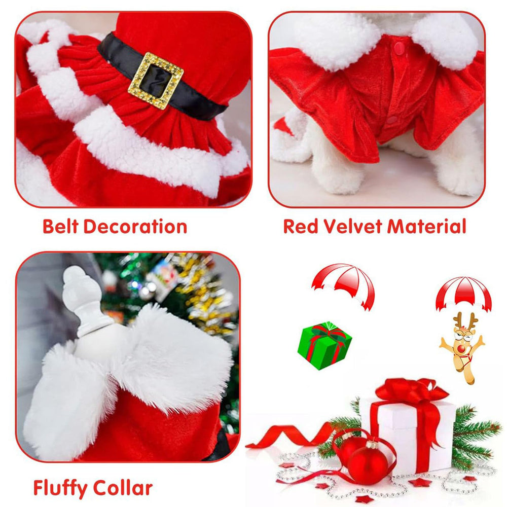 Qidelong thermal velveteen fabric offers soft, breathable warmth for small pets