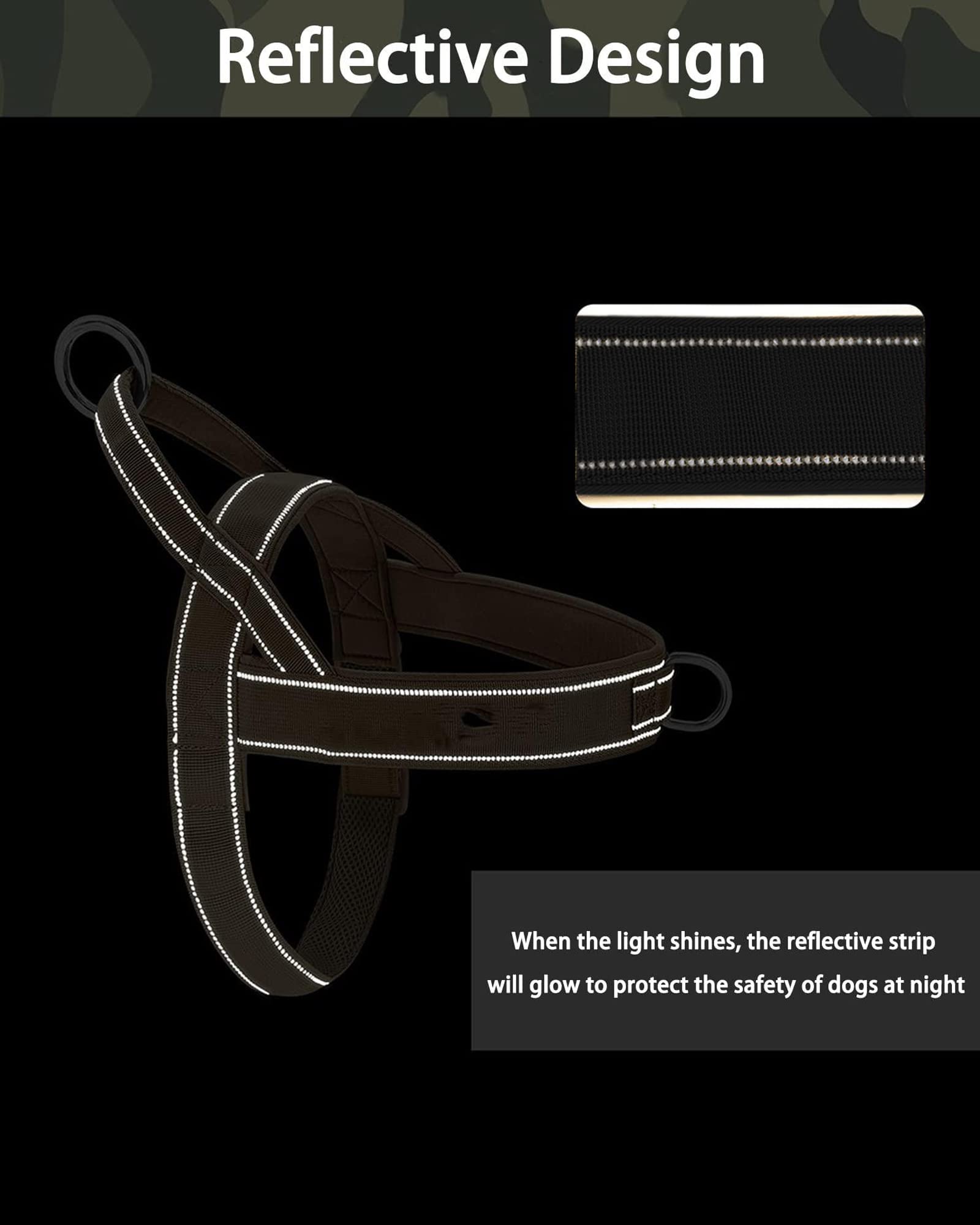 QIFBYFB Green No-Pull Harness back handle demonstrates safer control during crossing