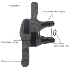 QIYADIN adjustable neck and back straps ensure secure fit