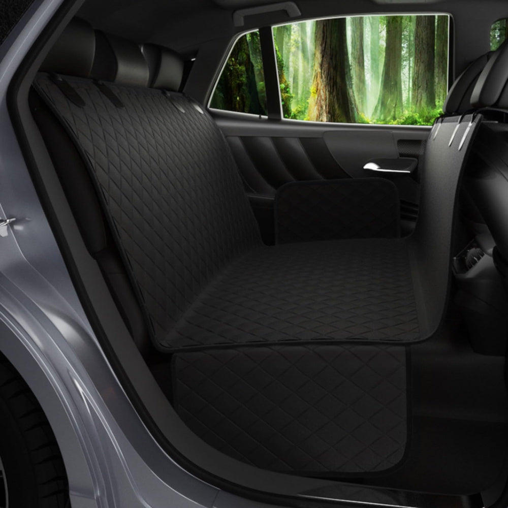 QIYUNI car-pet-pad mesh bottom highlights non-slip underside for stability