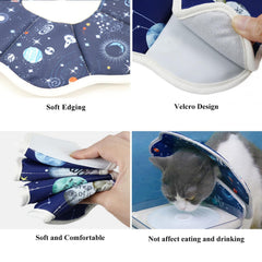 QIYADIN Soft Cat Cone lightweight design provides comfortable wear during activities.