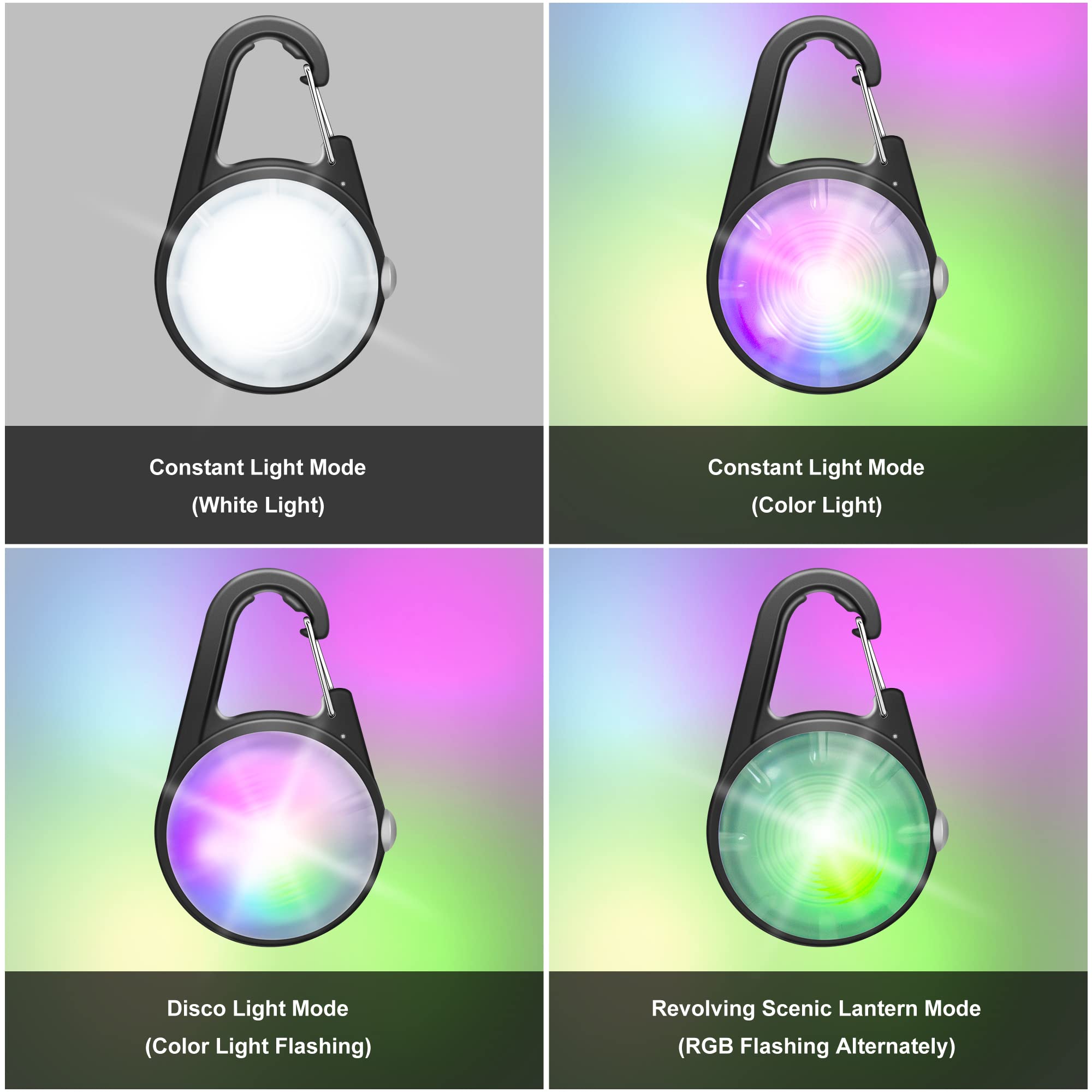QIZIYARDALL luz de collar para perro cuatro modos para diferentes situaciones
