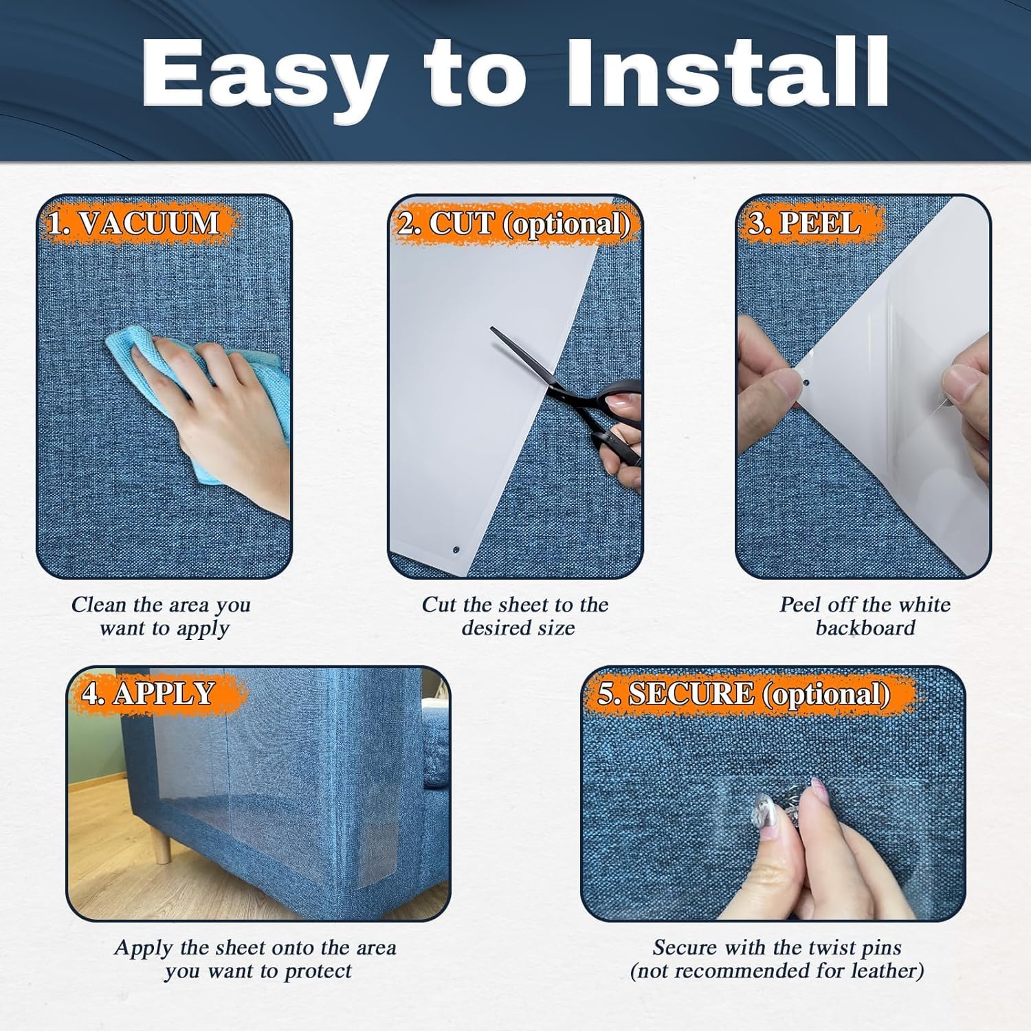Qlyxang Odorless non-toxic film on furniture demonstrates family-safe protection