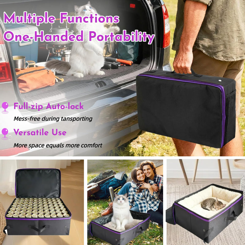 QmLoinDetail side mesh pocket stores scoop and bags during trips