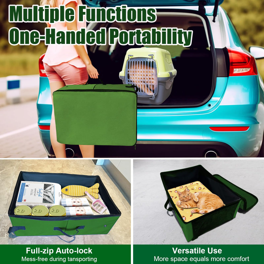QmLoinDetail side-pocket storage for scoop and bags during travel.