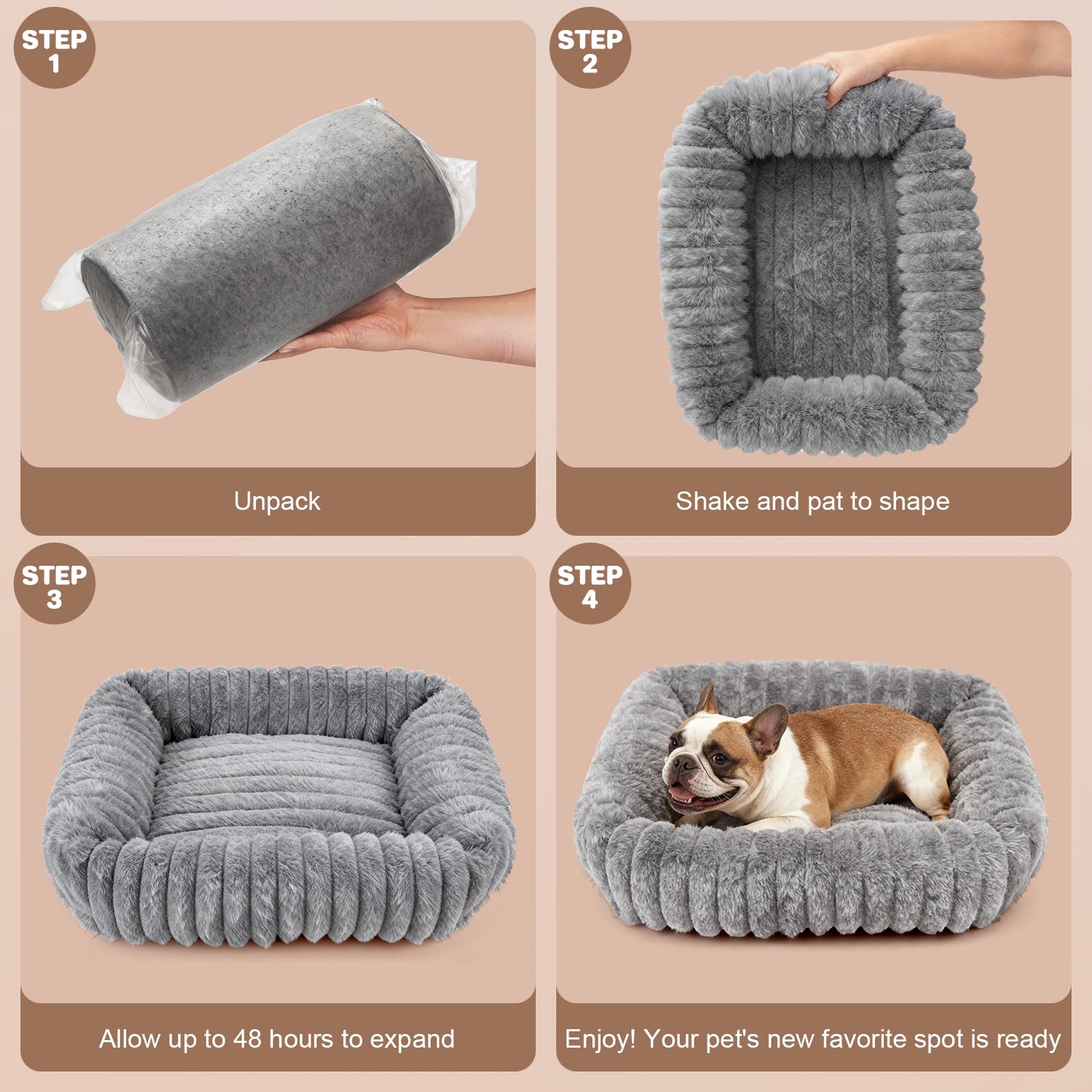 QOKO gift-ready dog cat bed showcasing thoughtful design