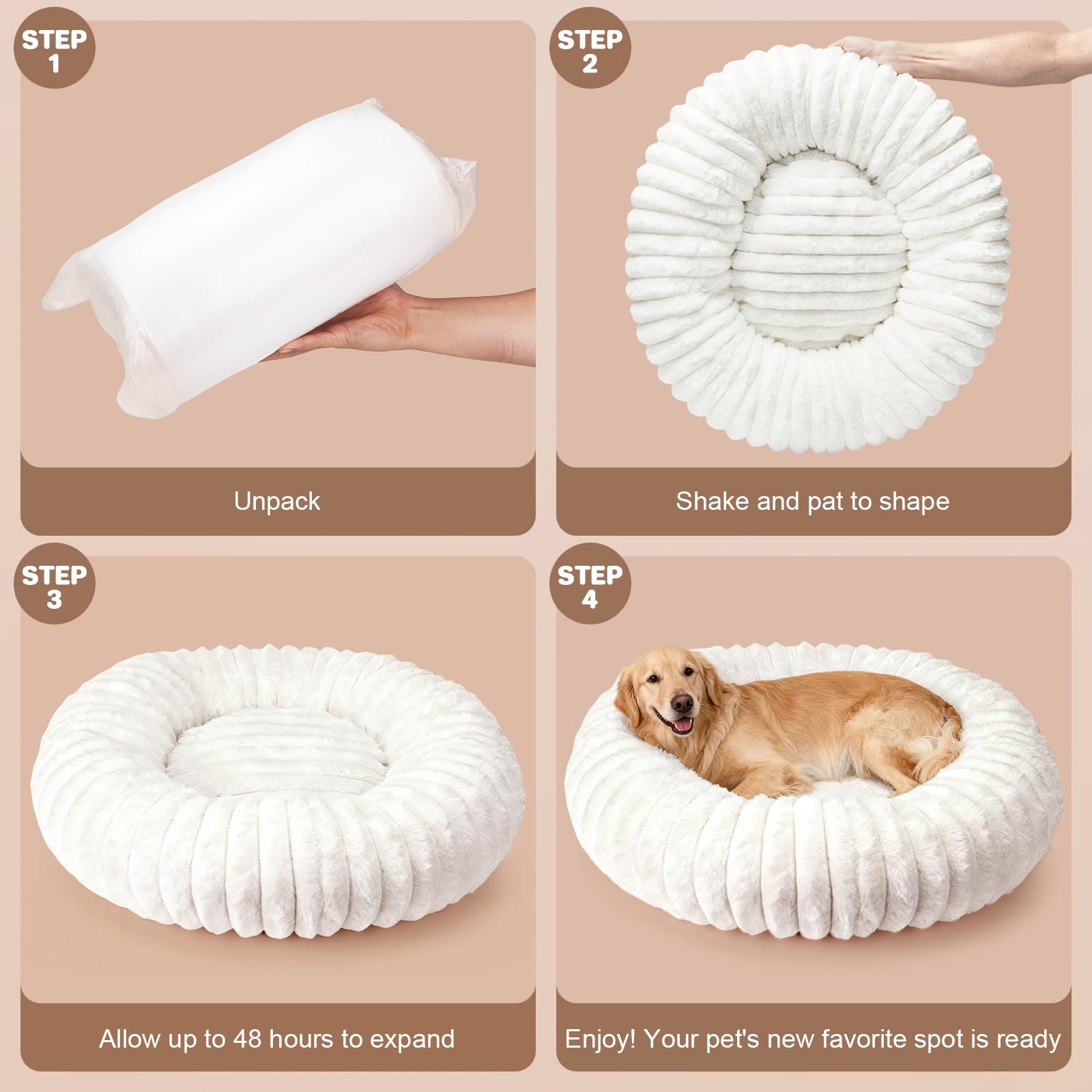 QOKO Bed includes mini toy pillow; added softness and engagement.