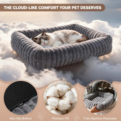 QOKO removable cover bed closeup—machine washable for easy cleaning