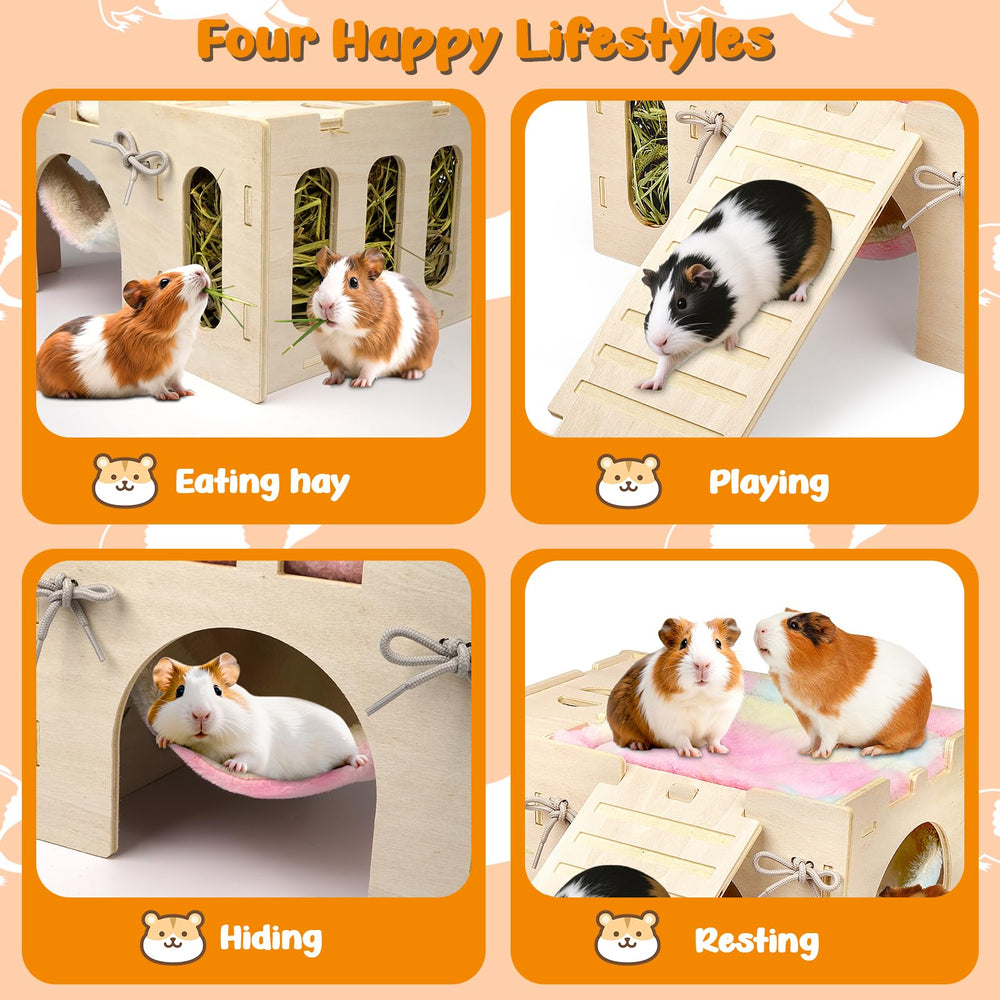 Qorviana versatile cage accessory suits rabbits, hamsters, and chinchillas.