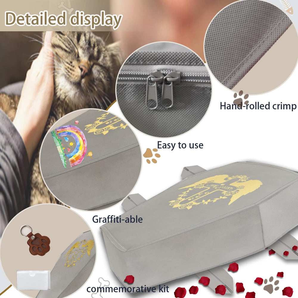 QQW Pet Casket lightweight design for easy transport.