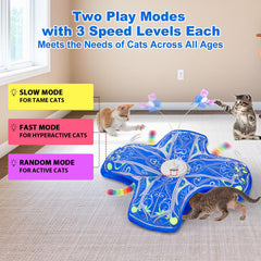 Qraxond touch sensor activation demonstrates cats starting play with a tap.