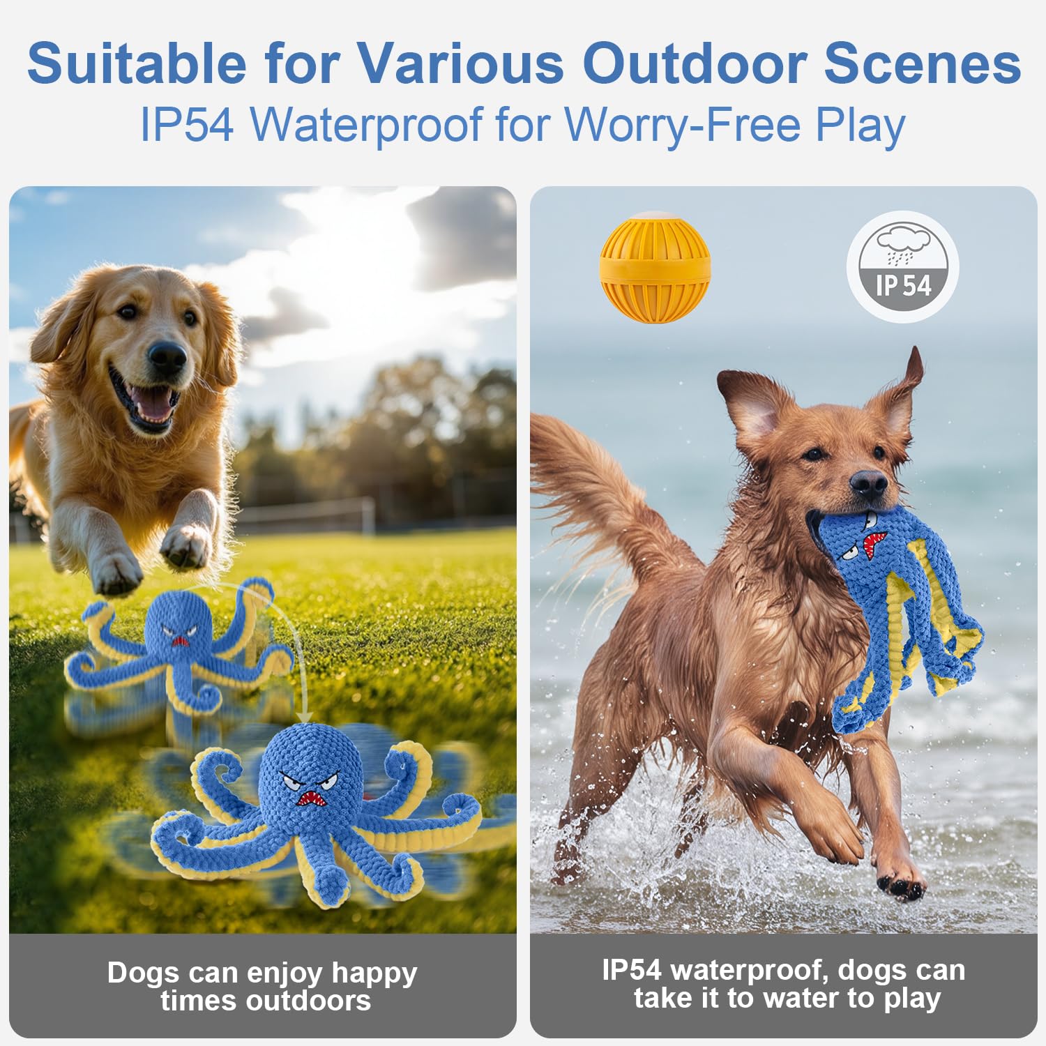 Qraxond IP54 waterproof rating image emphasizing outdoor-ready durability