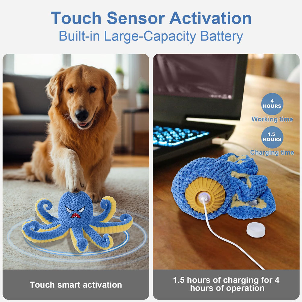 Qraxond Octopus motion sensor activation demonstrating automatic bounce