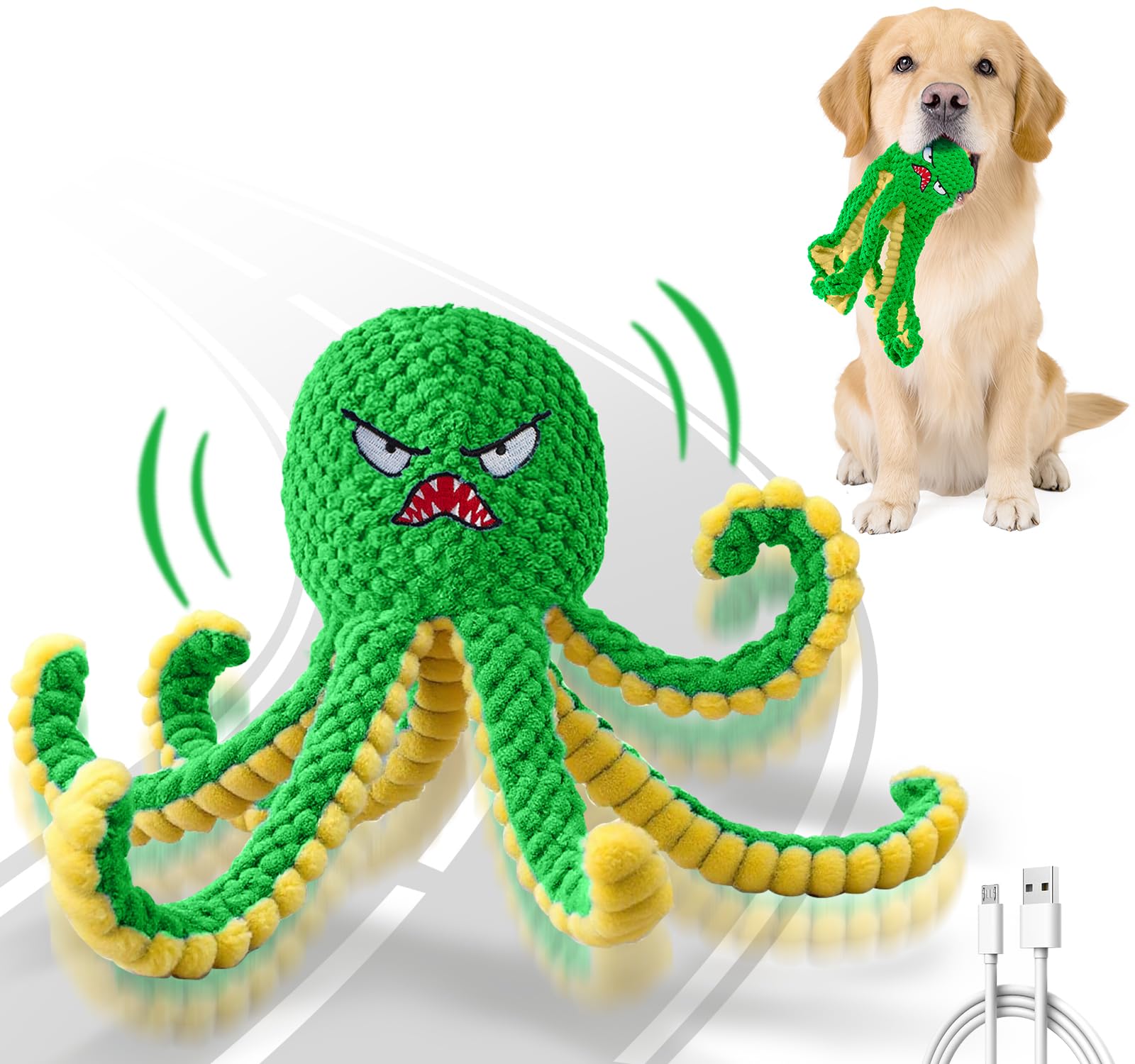 Qraxond Octopus plush cover closeup showing soft, safe play.