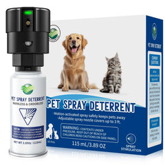 QSKUDP cat spray system front view, compact deterrent for pet-free zones.