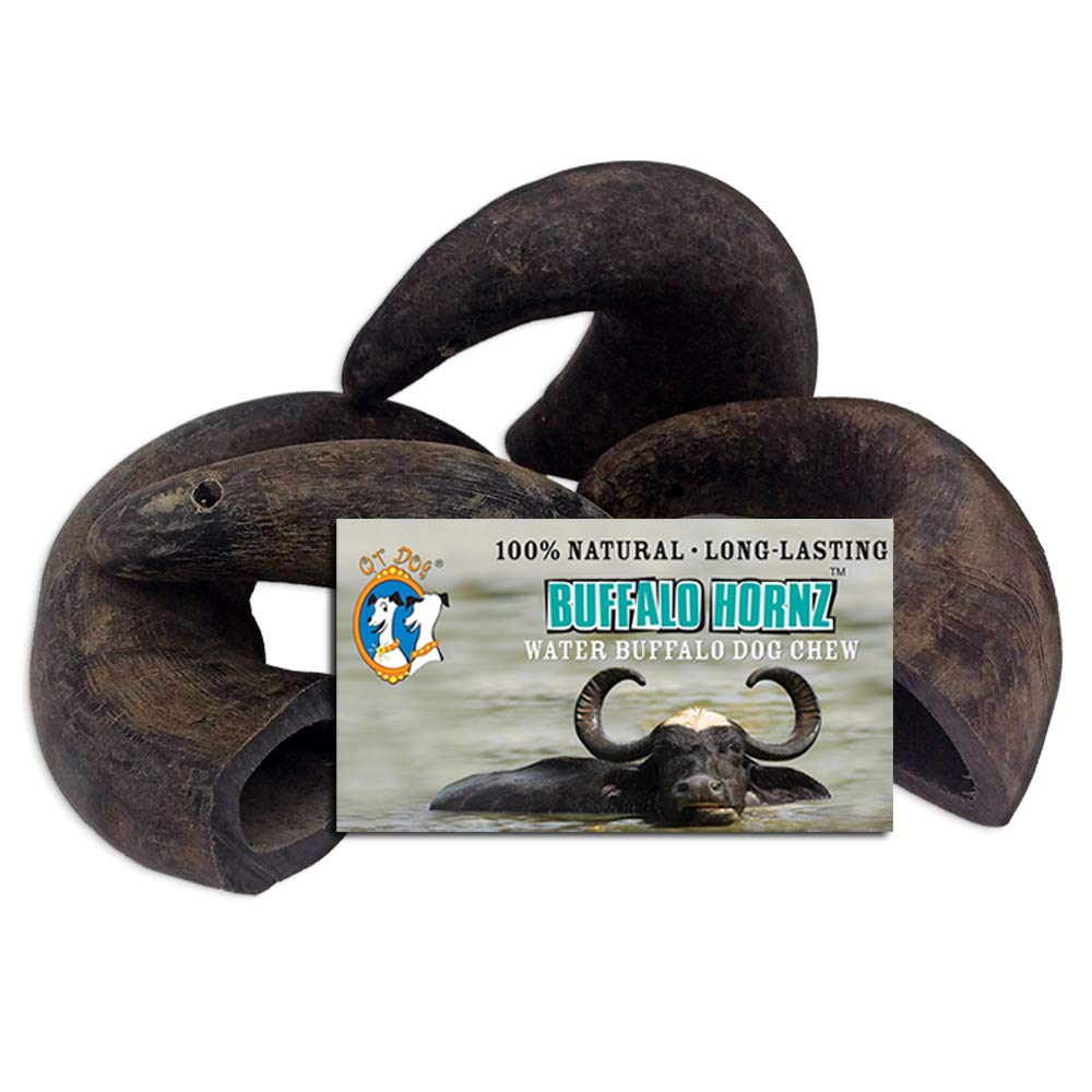 QT Dog buffalo horn long-lasting chew delivers natural chewing satisfaction.