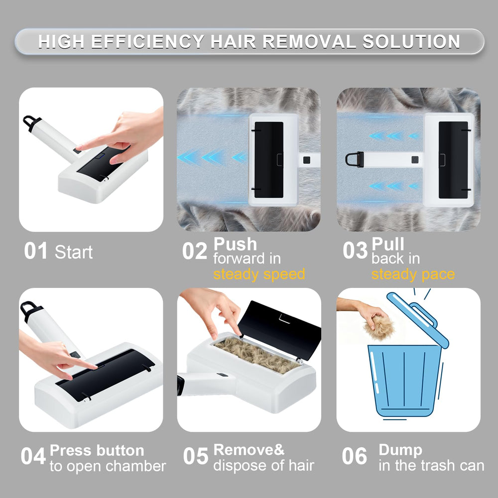 Quamkar Electric Carpet Rake cleans carpets, floors, sofas, and car seats with versatility.