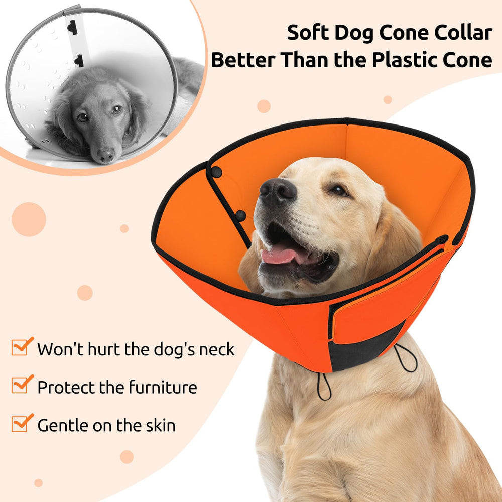 Queenmore orange cone folded flat for simple storage when not in use.