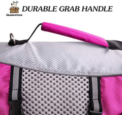 Queenmore life jacket dog grab handle enables quick rescue from water
