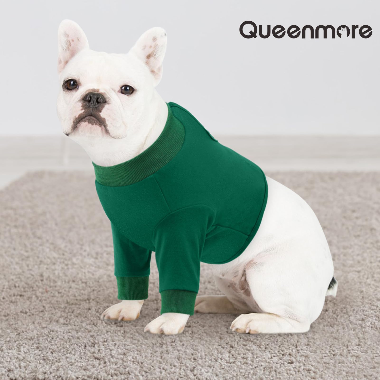 Queenmore dog recovery-suit-large-breeds fits larger dogs with roomy, durable design.