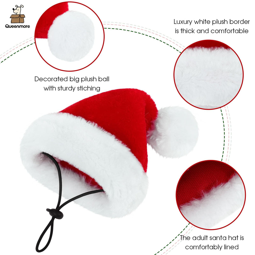 Queenmore Dog Santa Hat packaged for holidays adds festive presentation.
